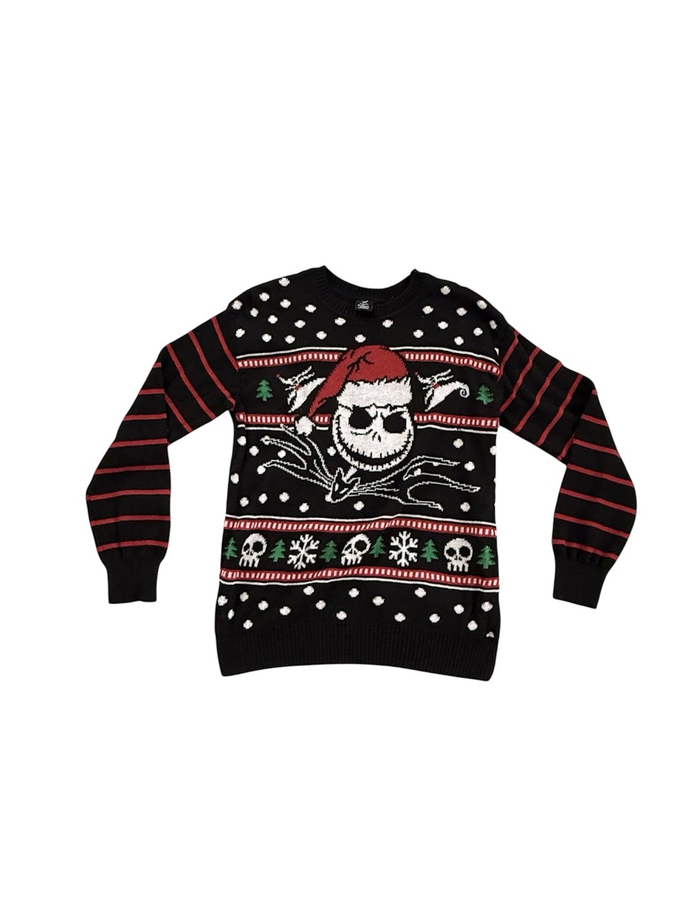 Jack Skellington Holiday Knit Crewneck Sweater